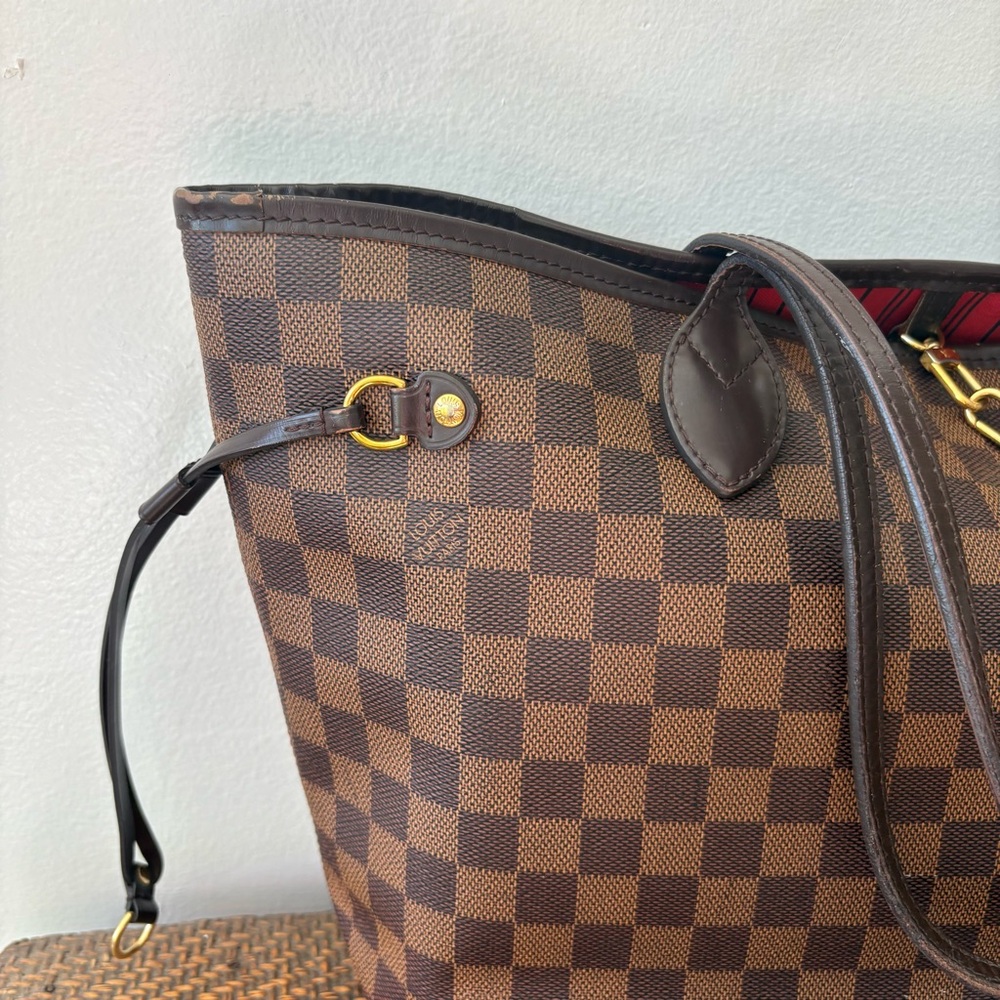Louis Vuitton Neverfull MM Damier Brown Tote Bag - Picture 5 of 14